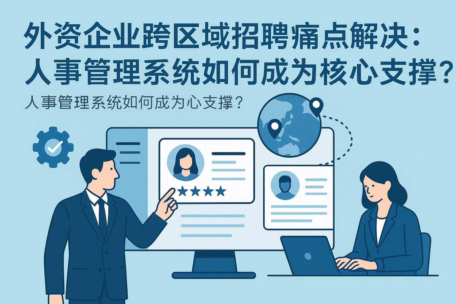 外资企业跨区域招聘痛点解决：人事管理系统如何成为核心支撑？