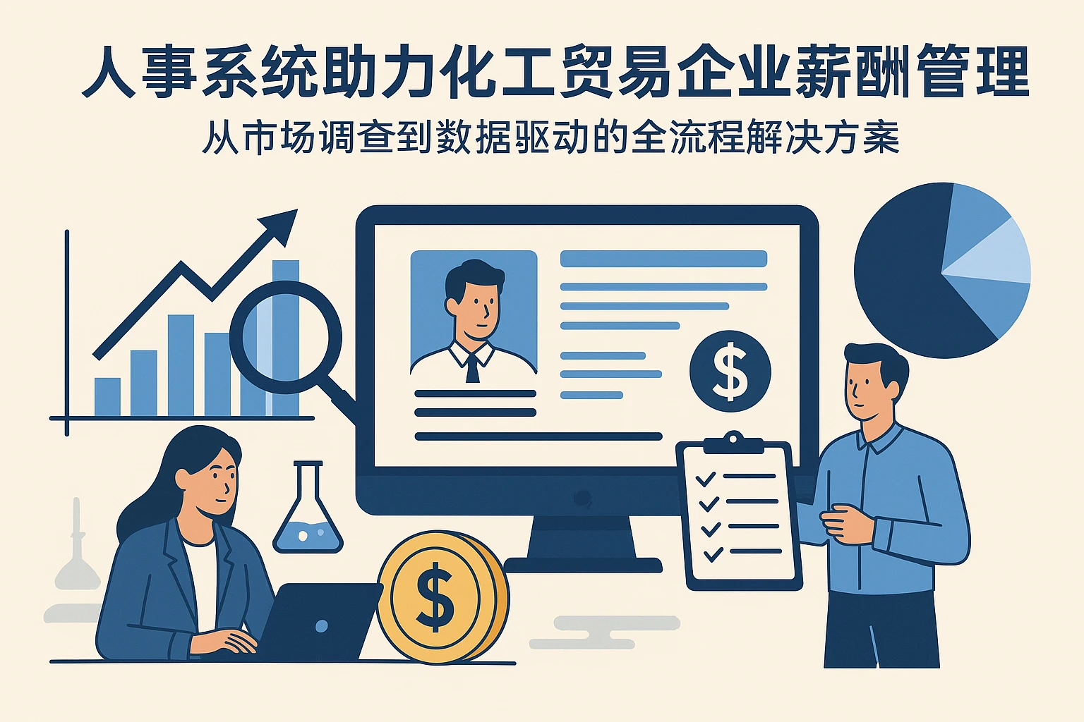 人事系统助力化工贸易企业薪酬管理：从市场调查到数据驱动的全流程解决方案