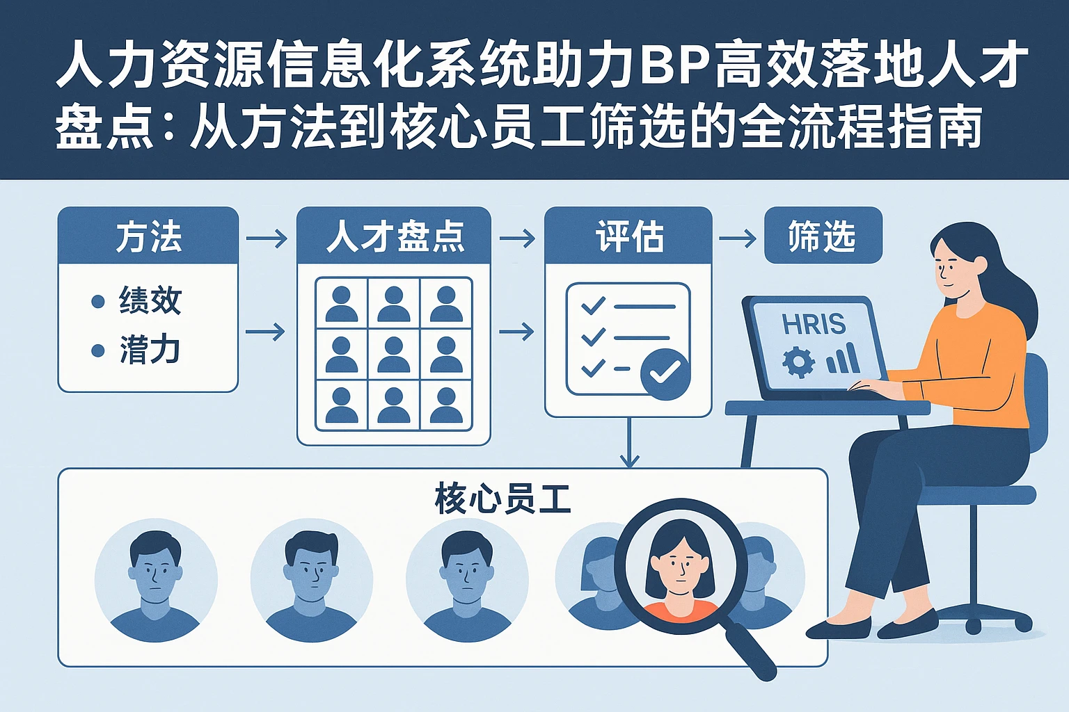 人力资源信息化系统助力BP高效落地人才盘点：从方法到核心员工筛选的全流程指南
