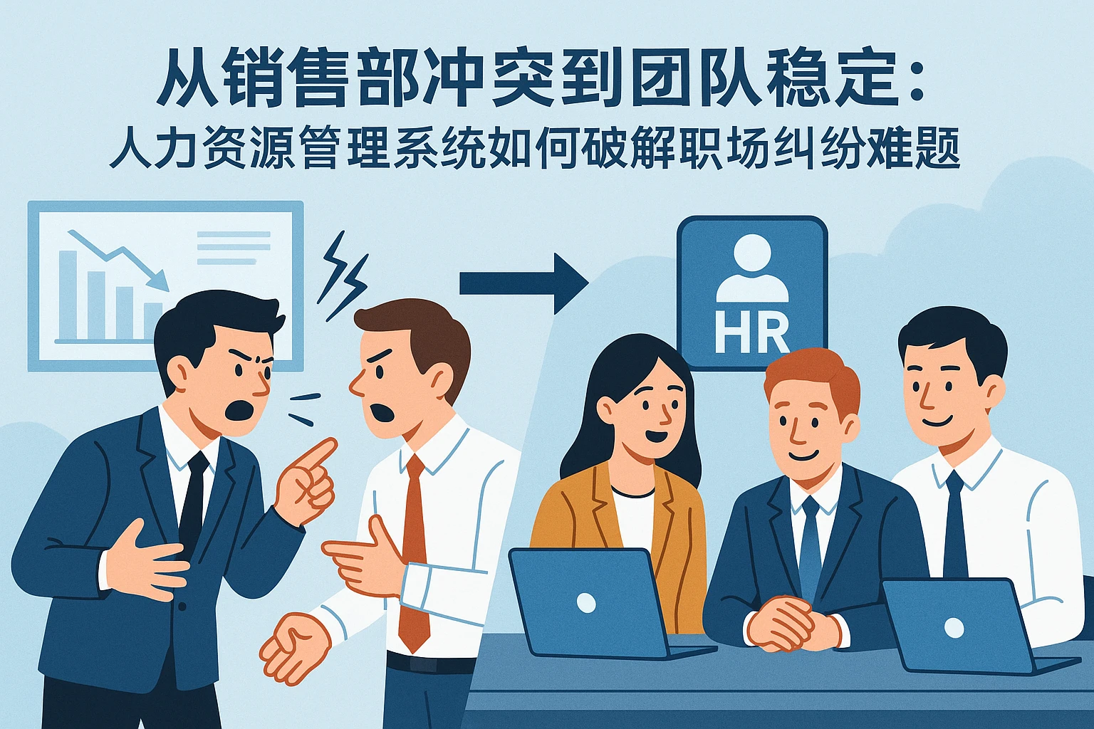 从销售部冲突到团队稳定：人力资源管理系统如何破解职场纠纷难题