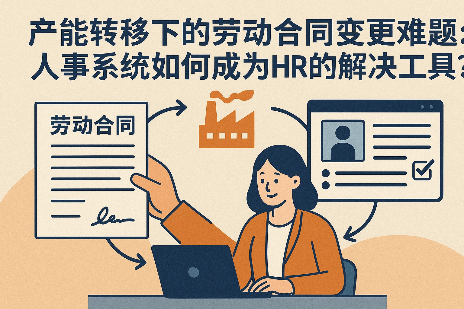 产能转移下的劳动合同变更难题：人事系统如何成为HR的解决工具？