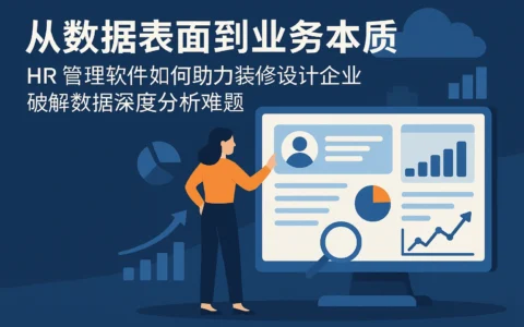 从数据表面到业务本质：HR管理软件如何助力装修设计企业破解数据深度分析难题