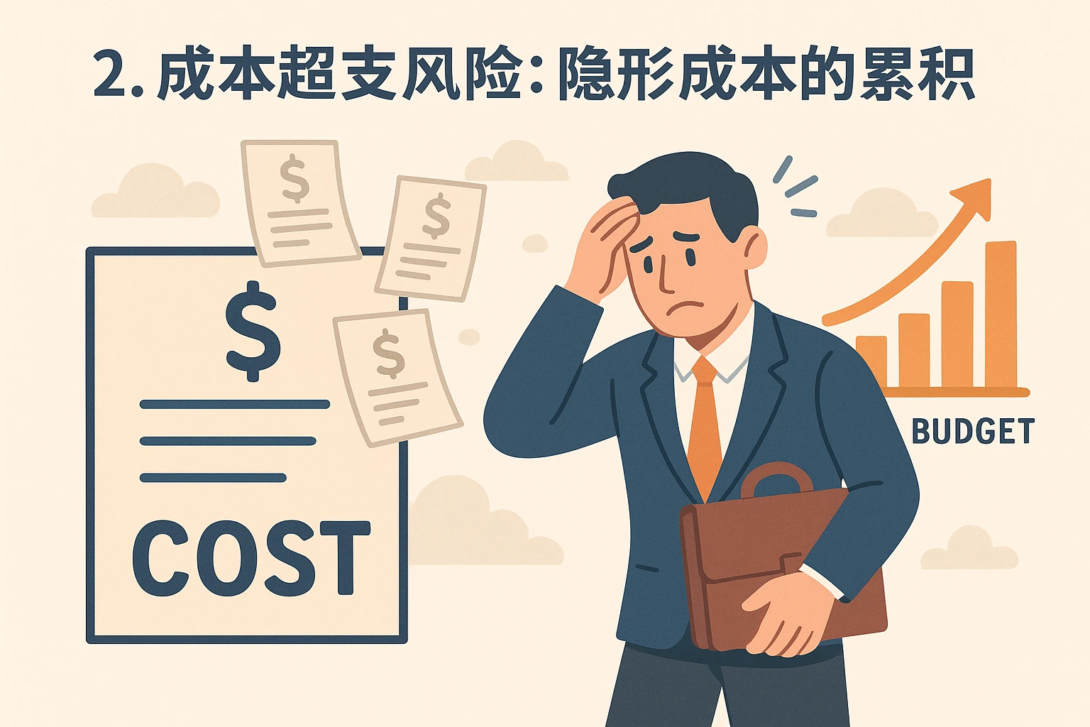 2. 成本超支风险：隐形成本的累积
