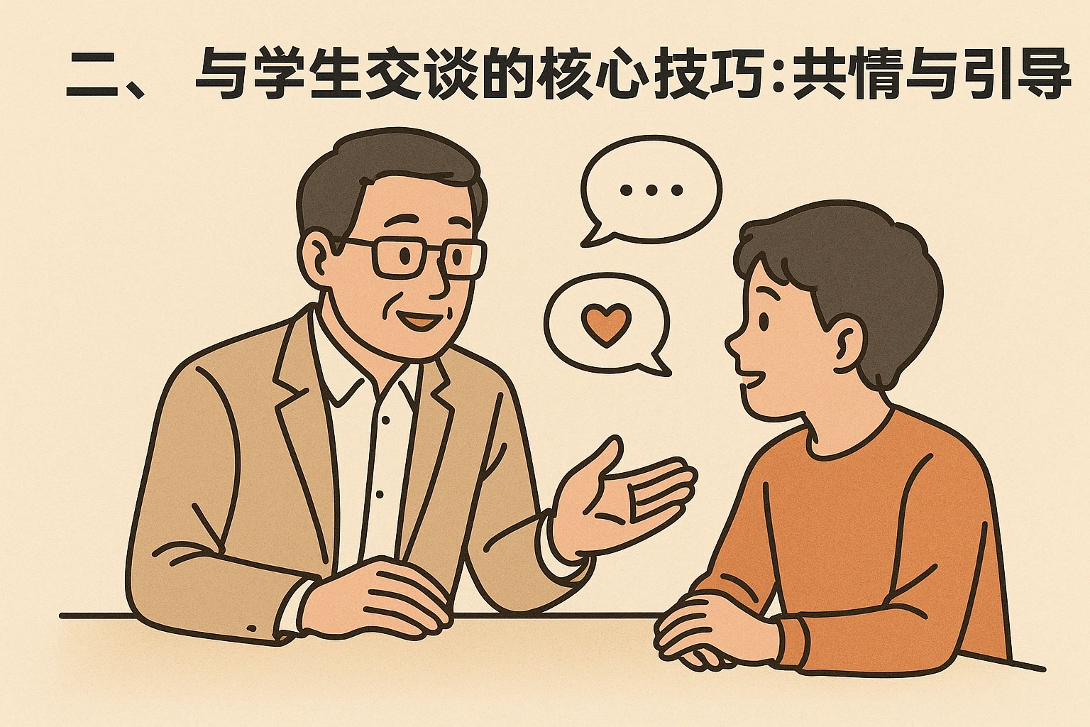 二、与学生交谈的核心技巧：共情与引导