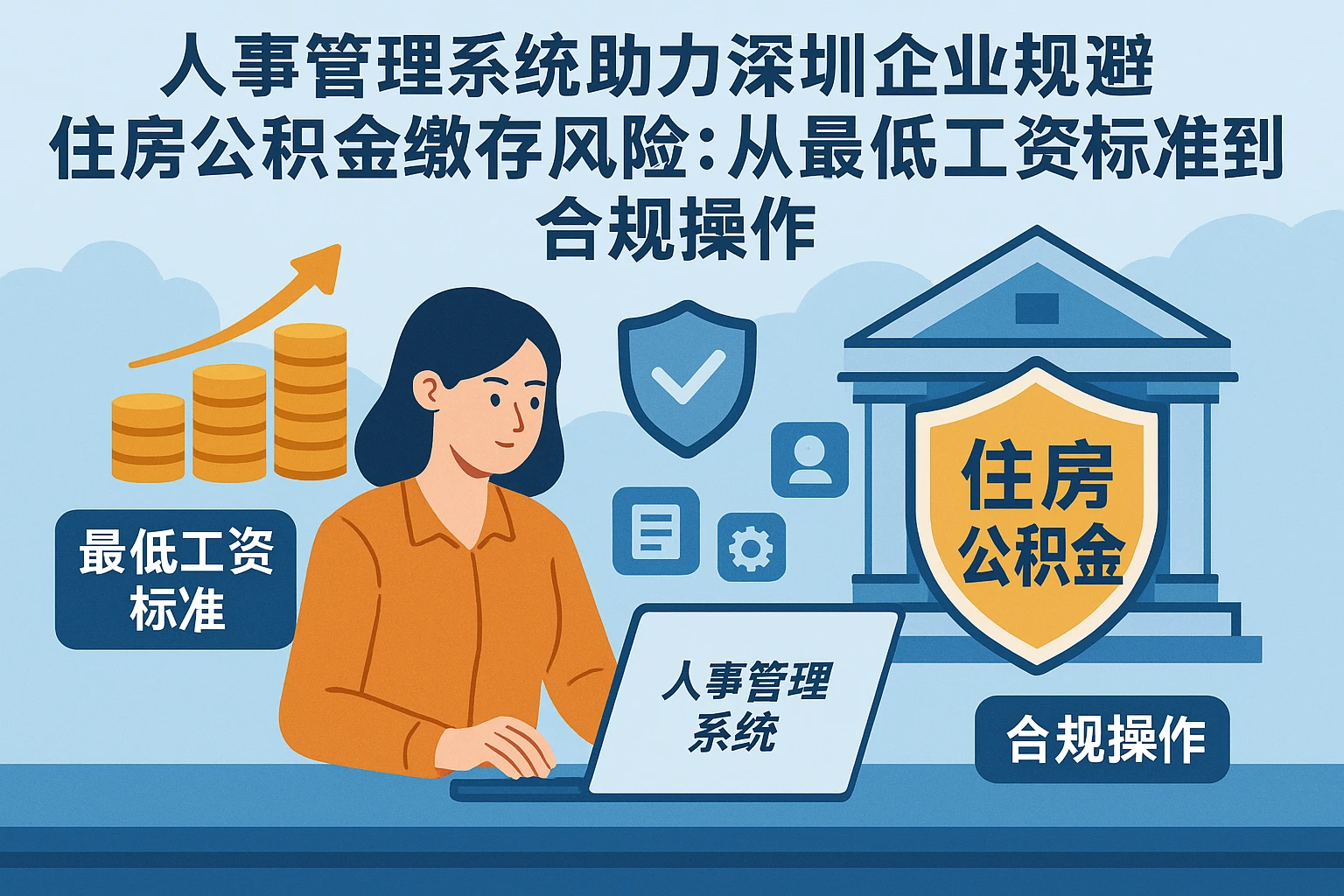 人事管理系统助力深圳企业规避住房公积金缴存风险：从最低工资标准到合规操作