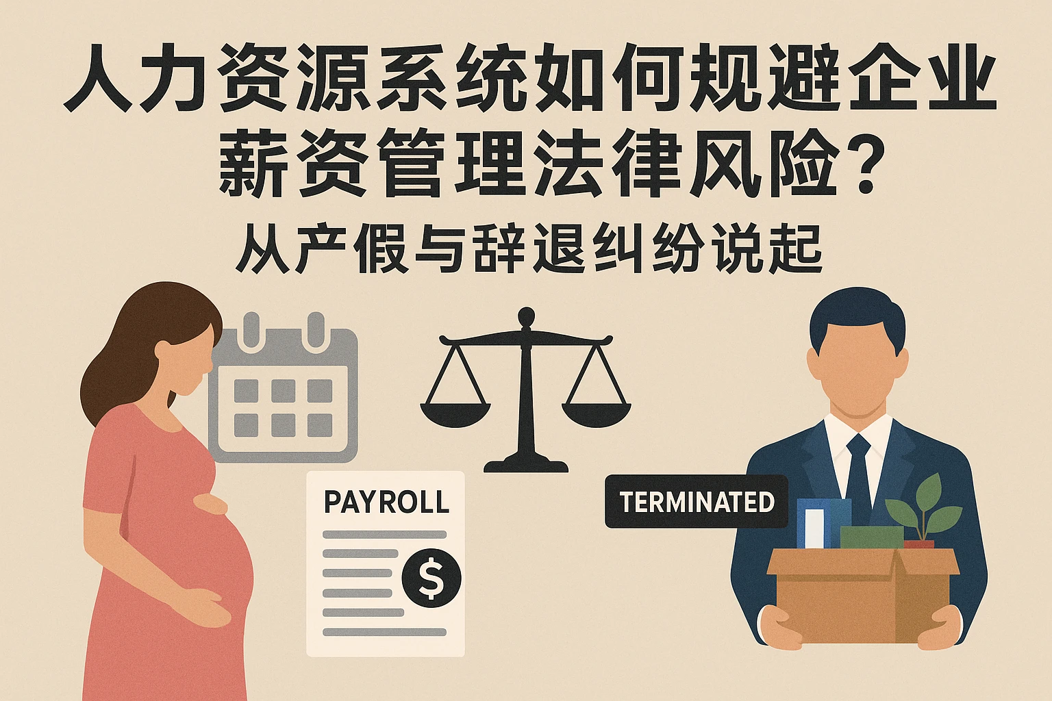 人力资源系统如何规避企业薪资管理法律风险？从产假与辞退纠纷说起