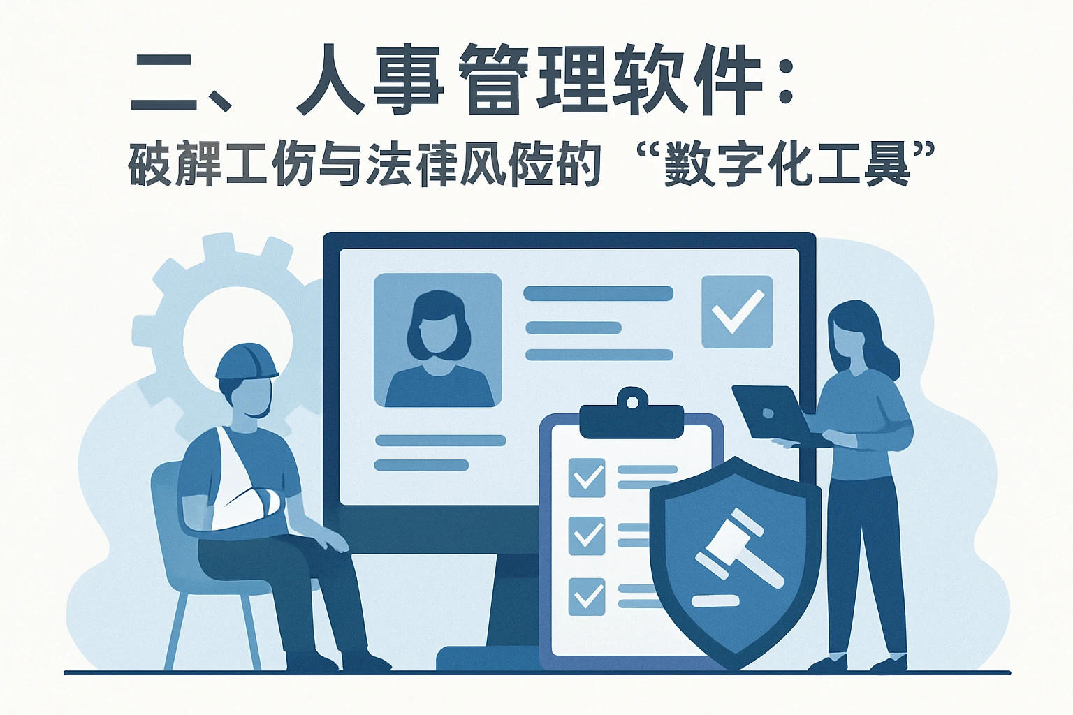 二、人事管理软件：破解工伤与法律风险的“数字化工具”