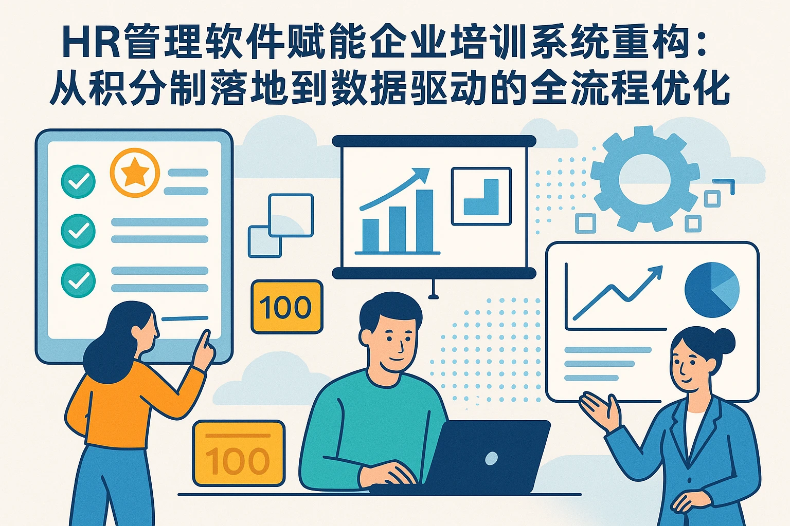 HR管理软件赋能企业培训体系重构：从积分制落地到数据驱动的全流程优化