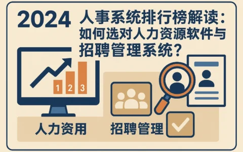 2024人事系统排行榜解读：如何选对人力资源软件与招聘管理系统？