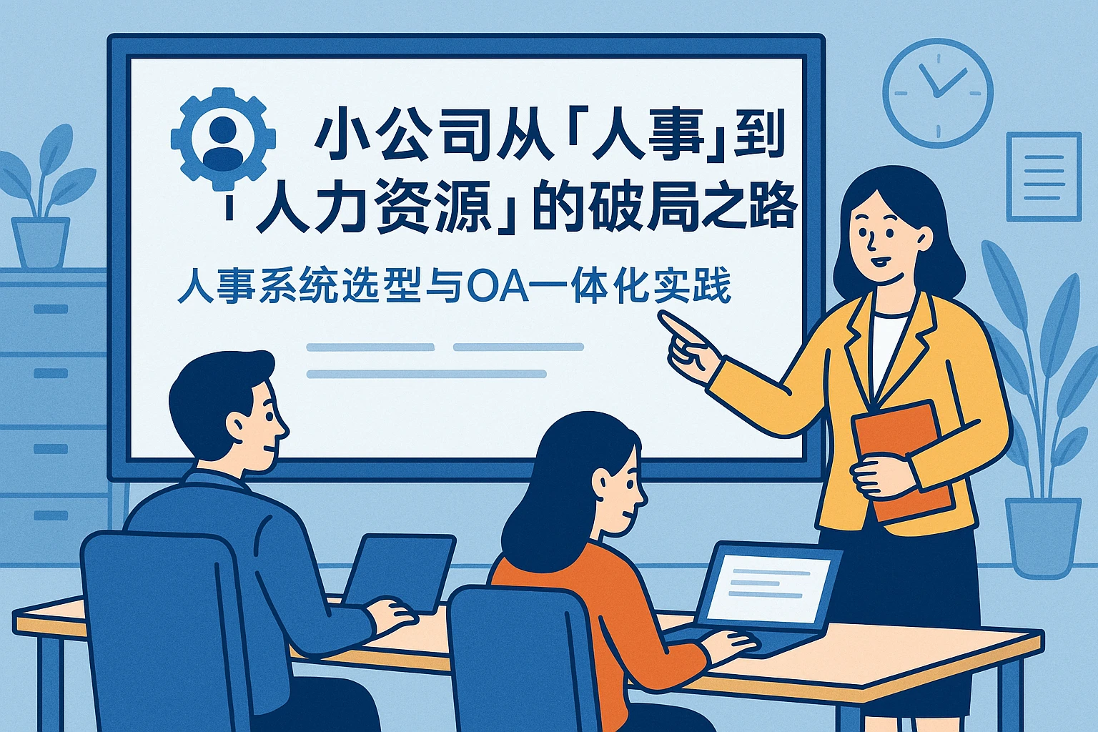 小公司从「人事」到「人力资源」的破局之路：人事系统选型与OA一体化实践