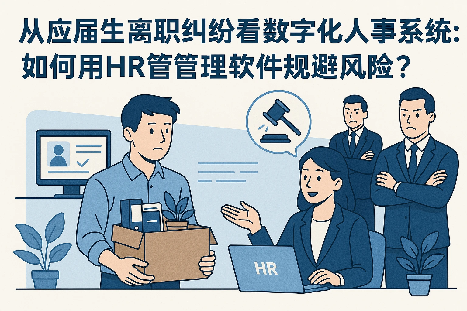从应届生离职纠纷看数字化人事系统：如何用HR管理软件规避风险？