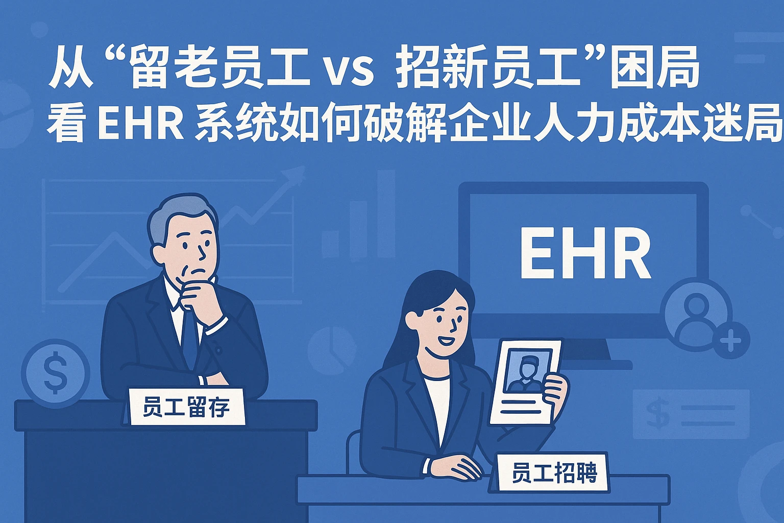 从“留老员工vs招新员工”困局看EHR系统如何破解企业人力成本迷局