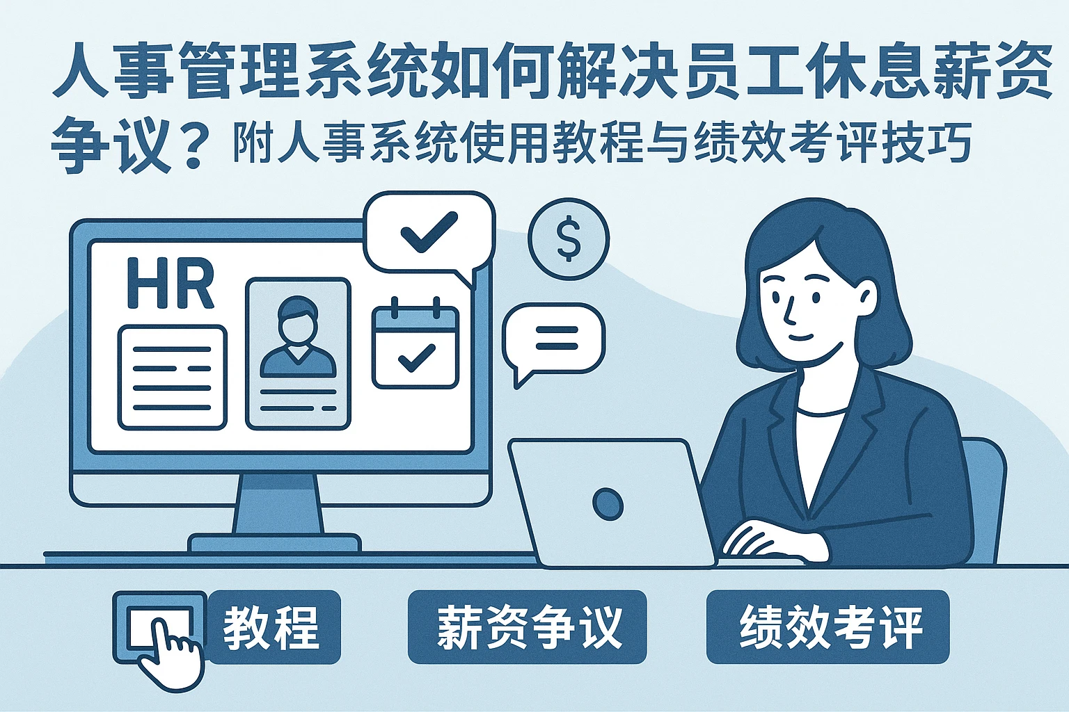 人事管理系统如何解决员工休息薪资争议？附人事系统使用教程与绩效考评技巧