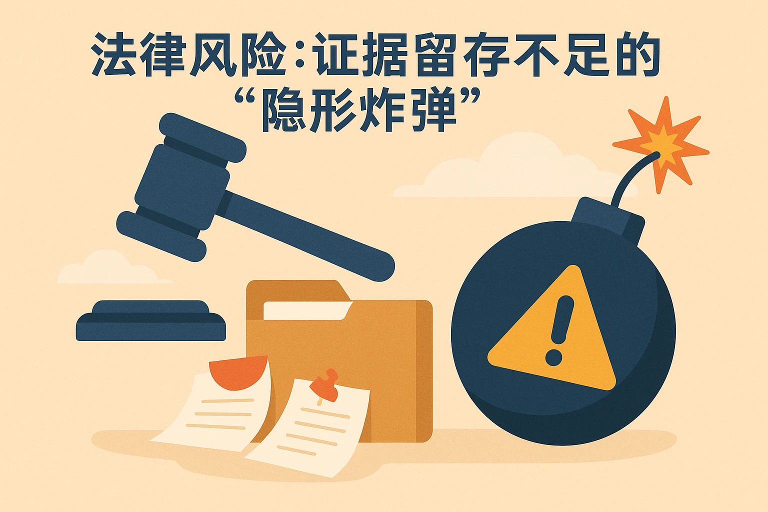 2. 法律风险：证据留存不足的“隐形炸弹”