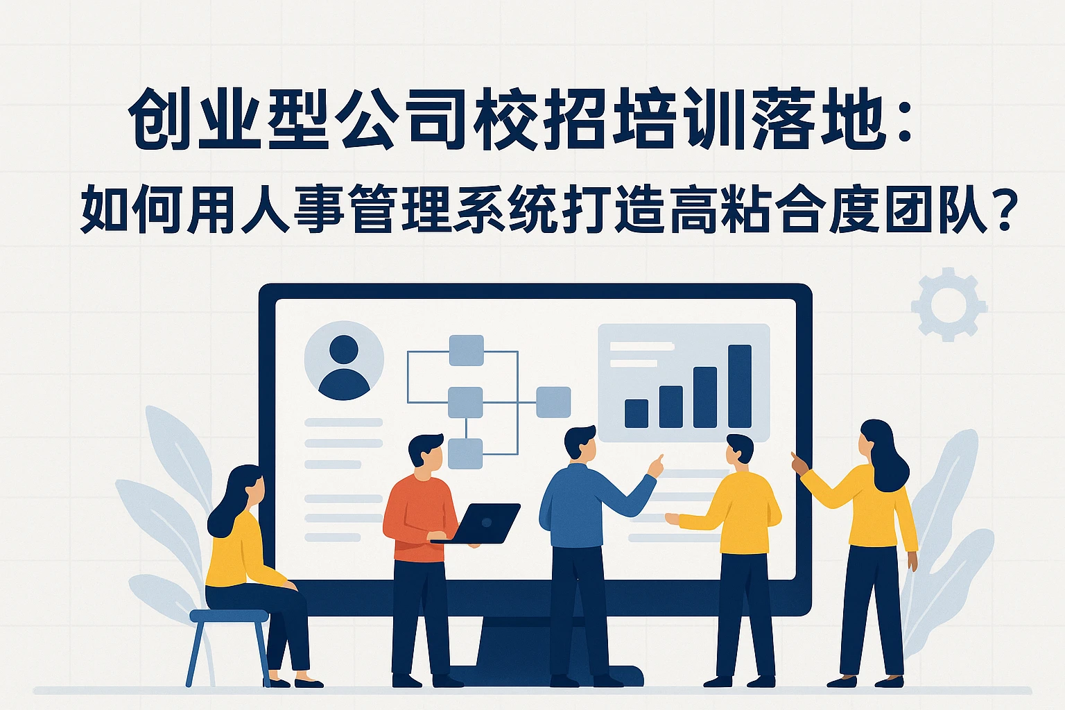 创业型公司校招培训落地：如何用人事管理系统打造高粘合度团队？