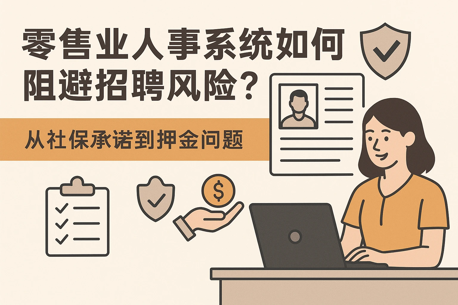 零售业人事系统如何规避招聘风险？从社保承诺到押金问题的全流程解决方案