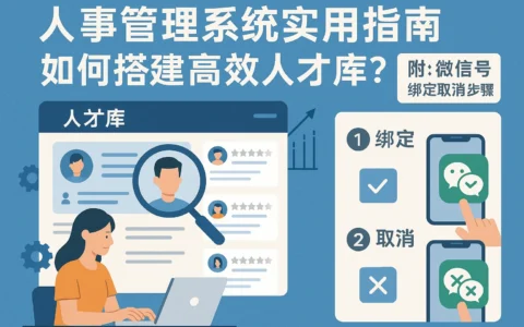 人事管理系统实用指南：如何搭建高效人才库？附微信号绑定取消步骤