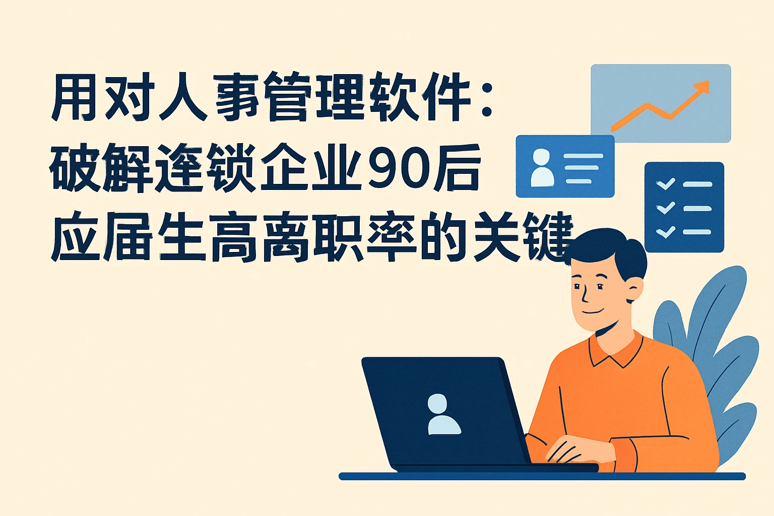 用对人事管理软件：破解连锁企业90后应届生高离职率的关键
