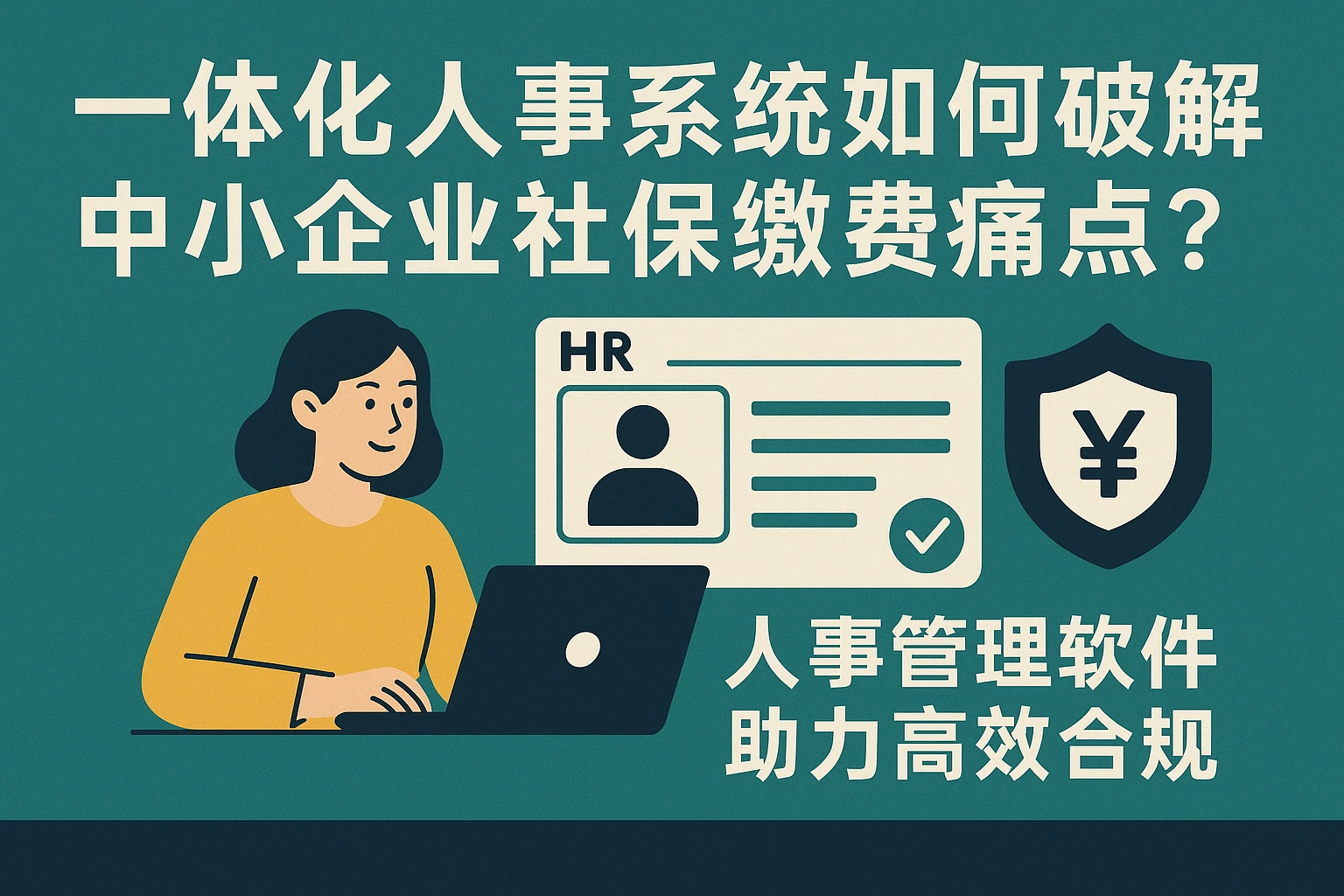 一体化人事系统如何破解中小企业社保缴费痛点？人事管理软件助力高效合规