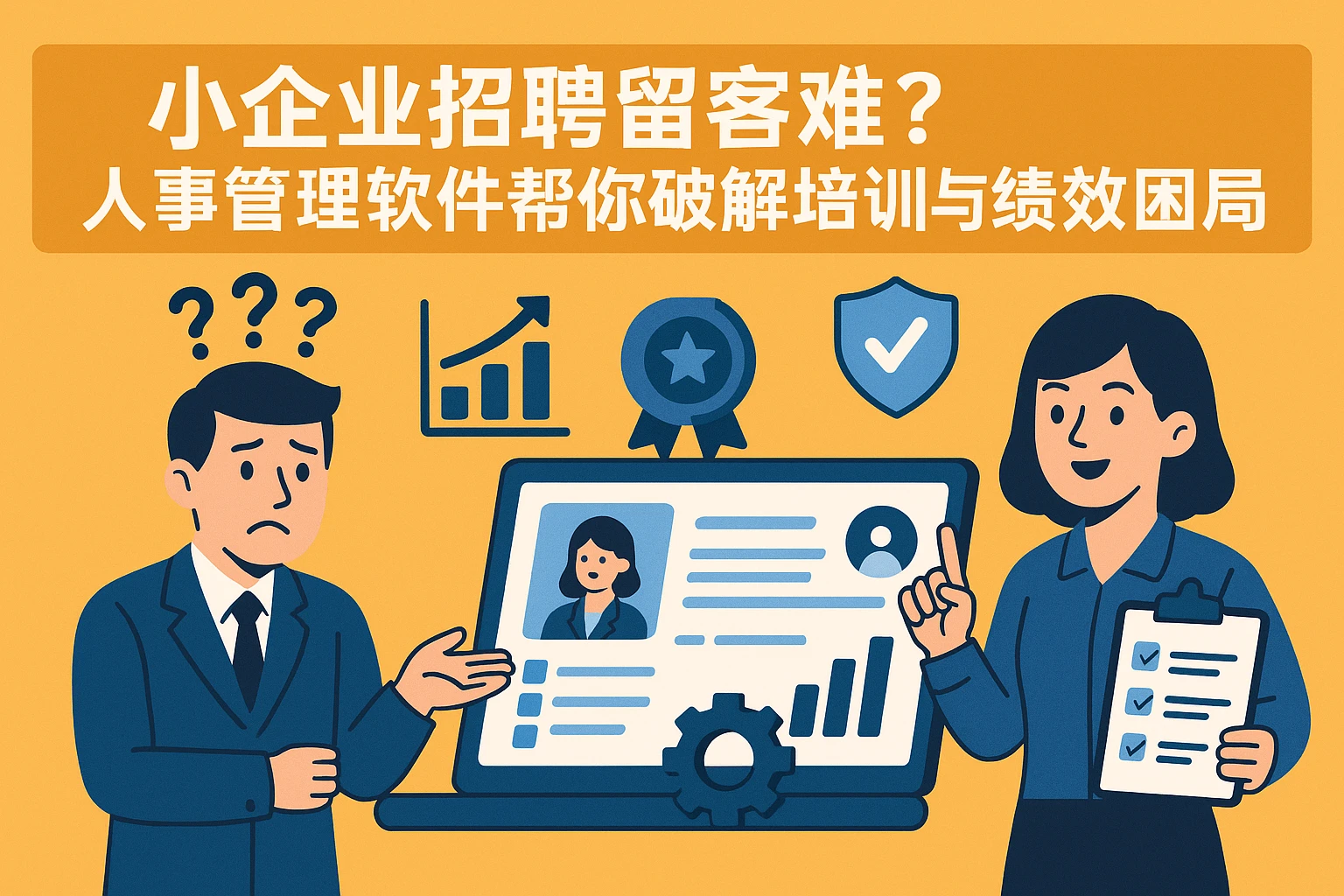 小企业招聘留客难？人事管理软件帮你破解培训与绩效困局