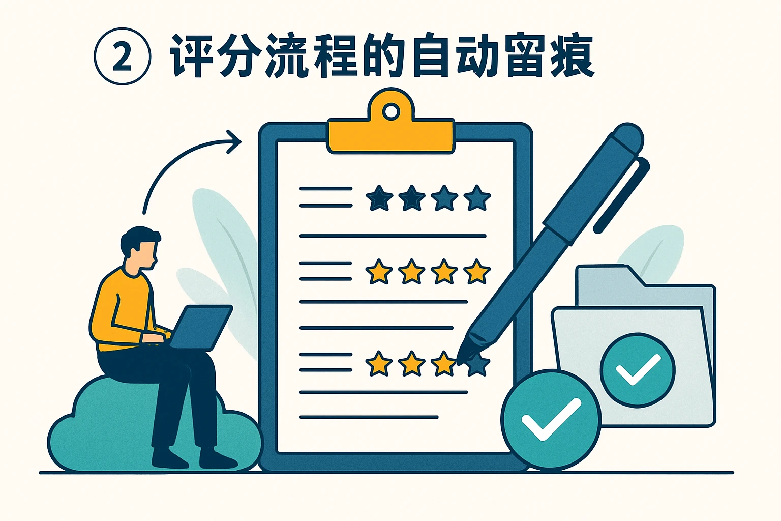 2. 评分流程的自动留痕