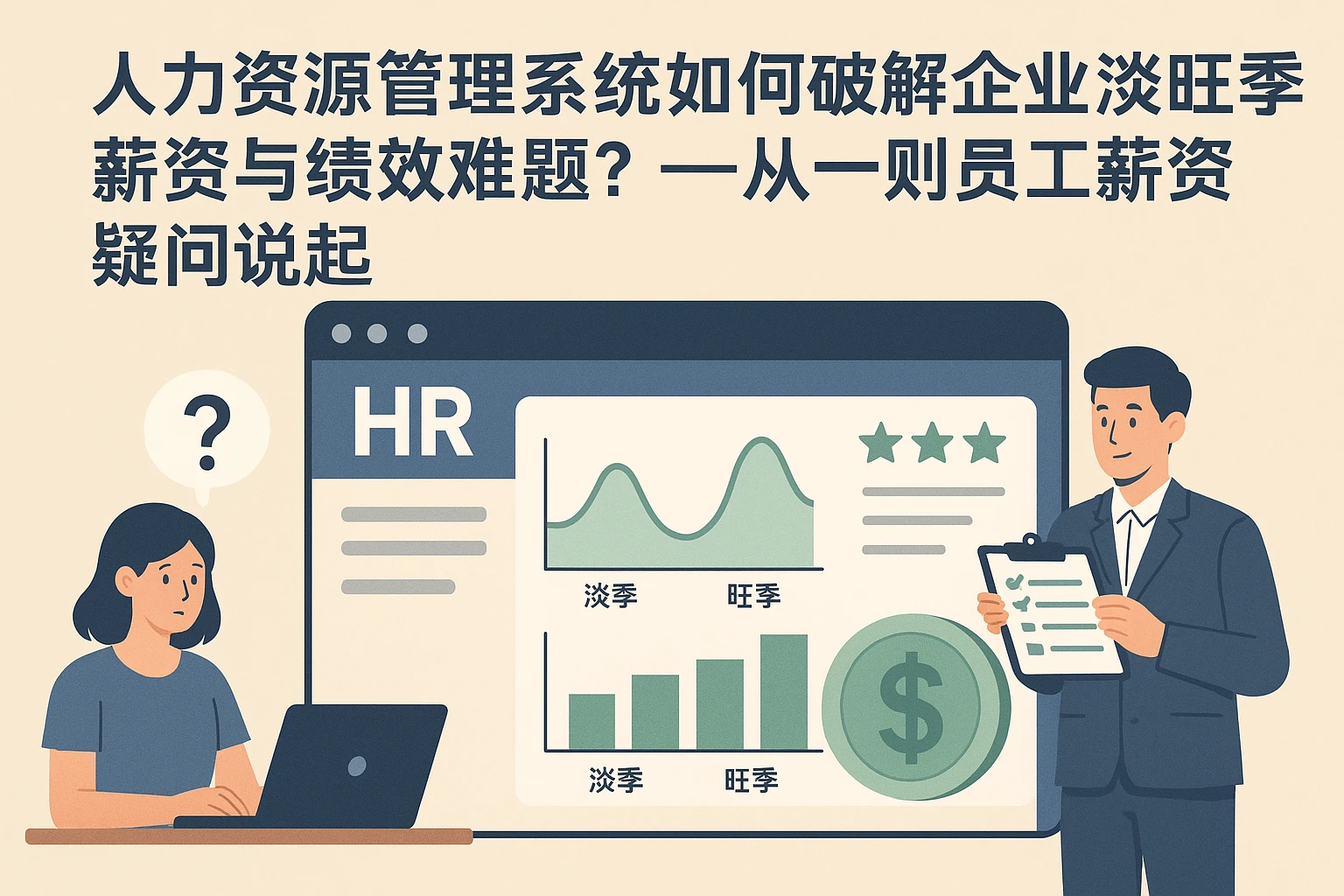 人力资源管理系统如何破解企业淡旺季薪资与绩效难题？——从一则员工薪资疑问说起