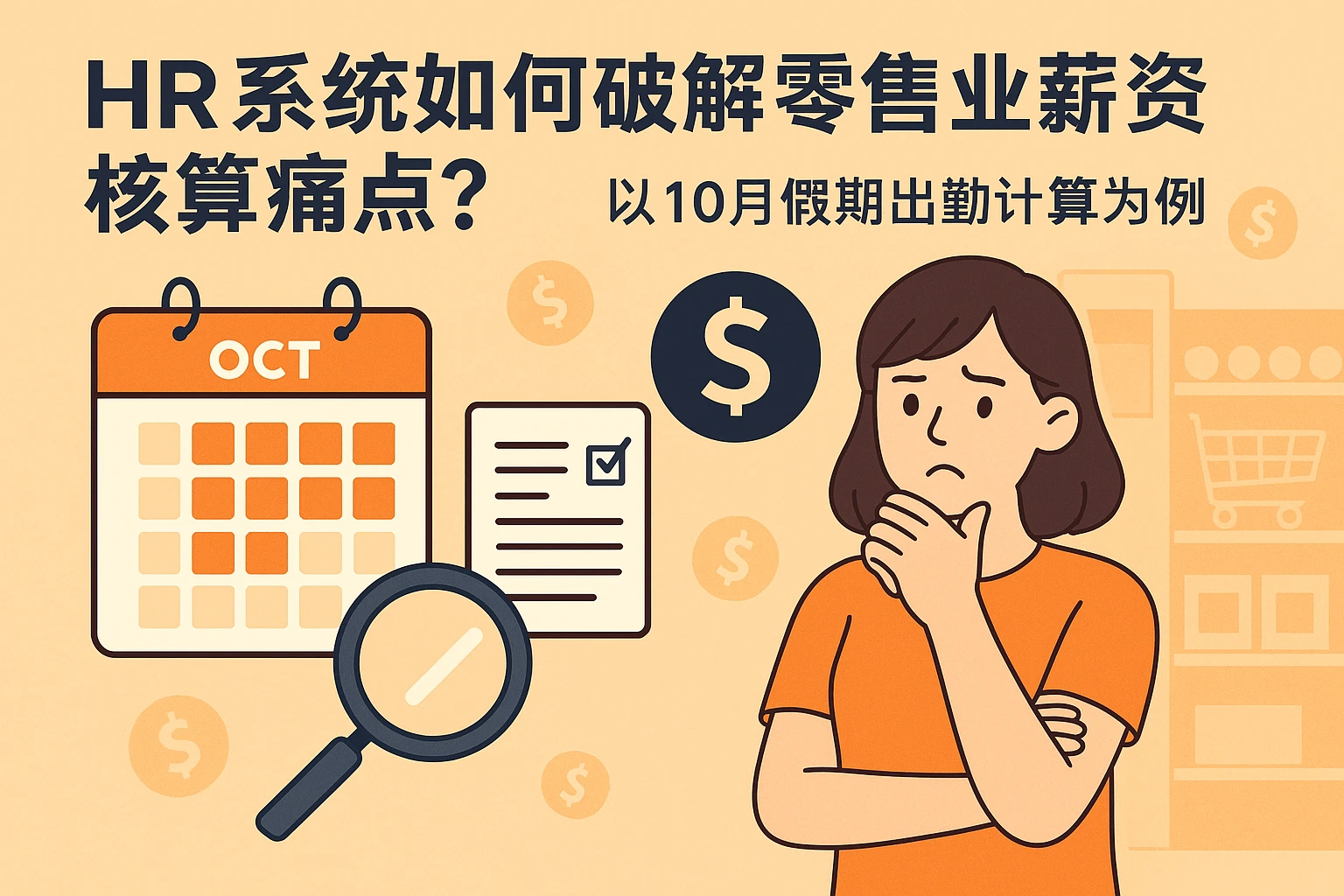 HR系统如何破解零售业薪资核算痛点？以10月假期出勤计算为例