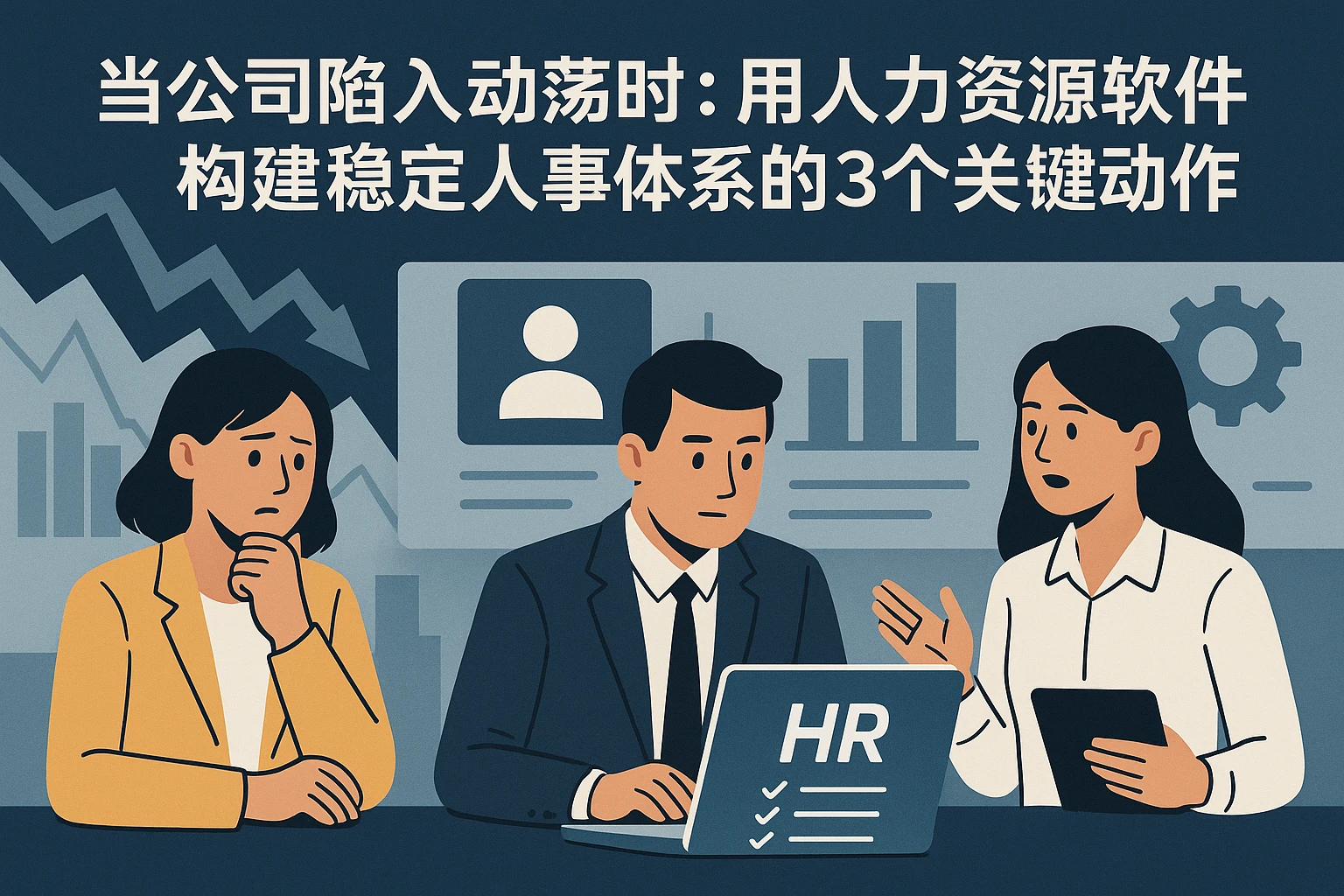 当公司陷入动荡时：用人力资源软件构建稳定人事体系的3个关键动作