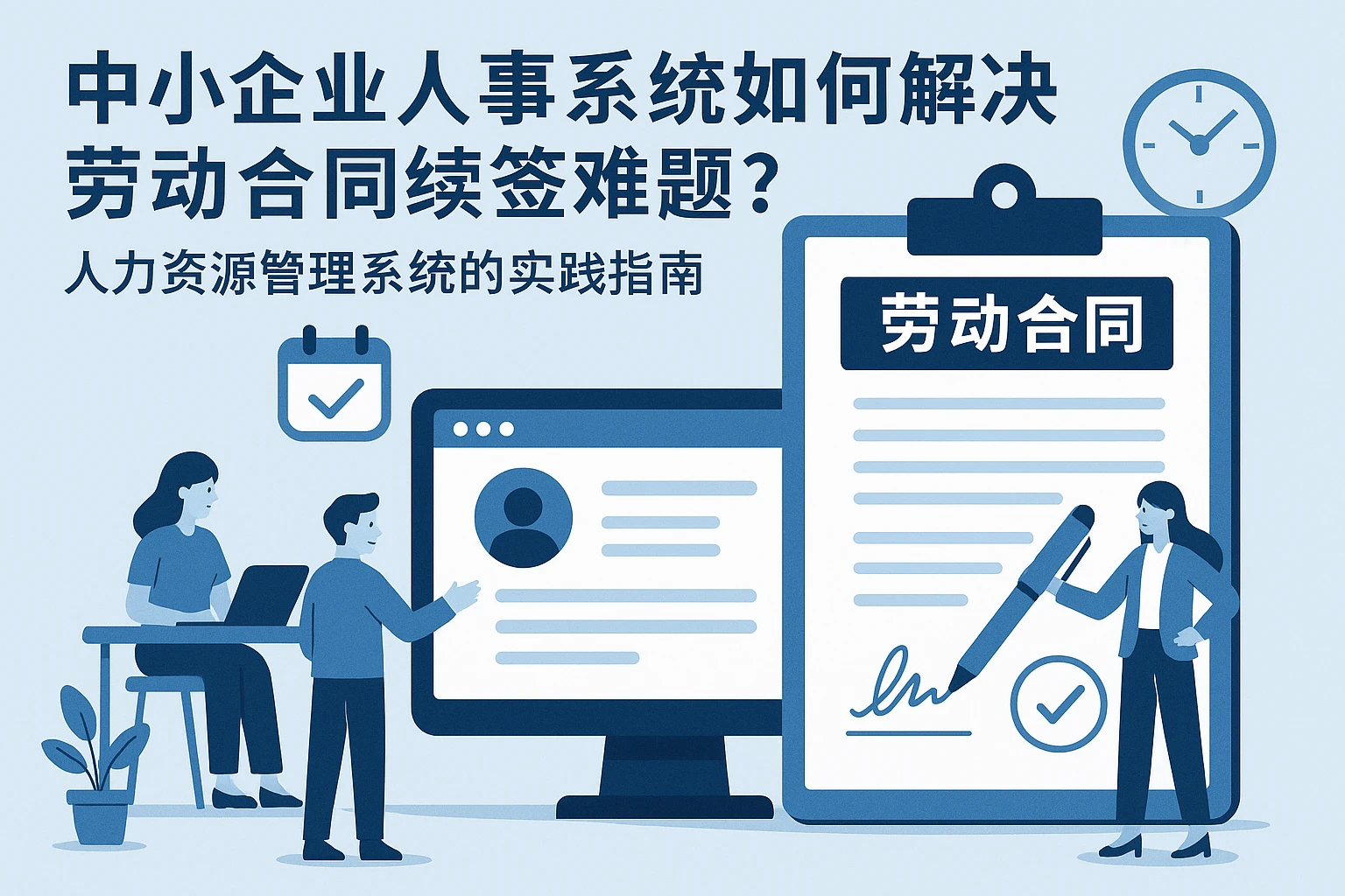 中小企业人事系统如何解决劳动合同续签难题？人力资源管理系统的实践指南