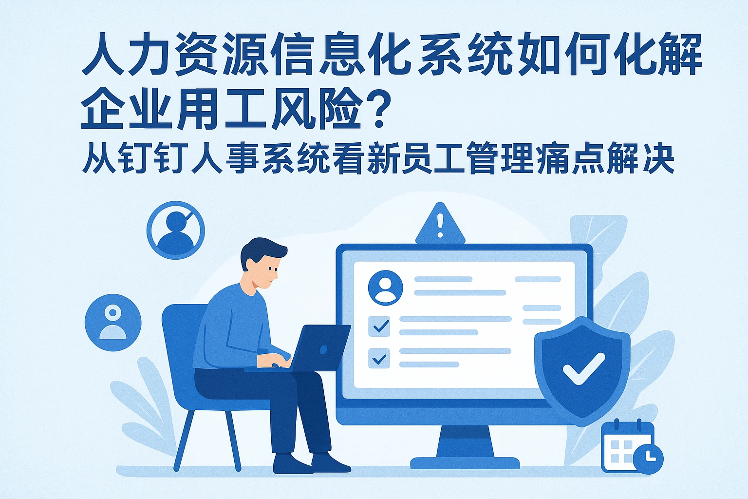 人力资源信息化系统如何化解企业用工风险？从钉钉人事系统看新员工管理痛点解决