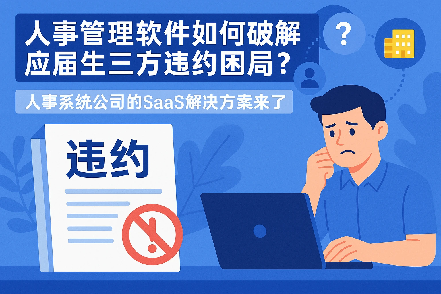 人事管理软件如何破解应届生三方违约困局？人事系统公司的SaaS解决方案来了