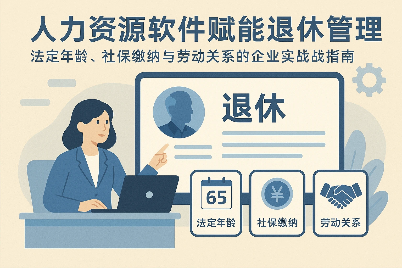 人力资源软件赋能退休管理：法定年龄、社保缴纳与劳动关系的企业实战指南