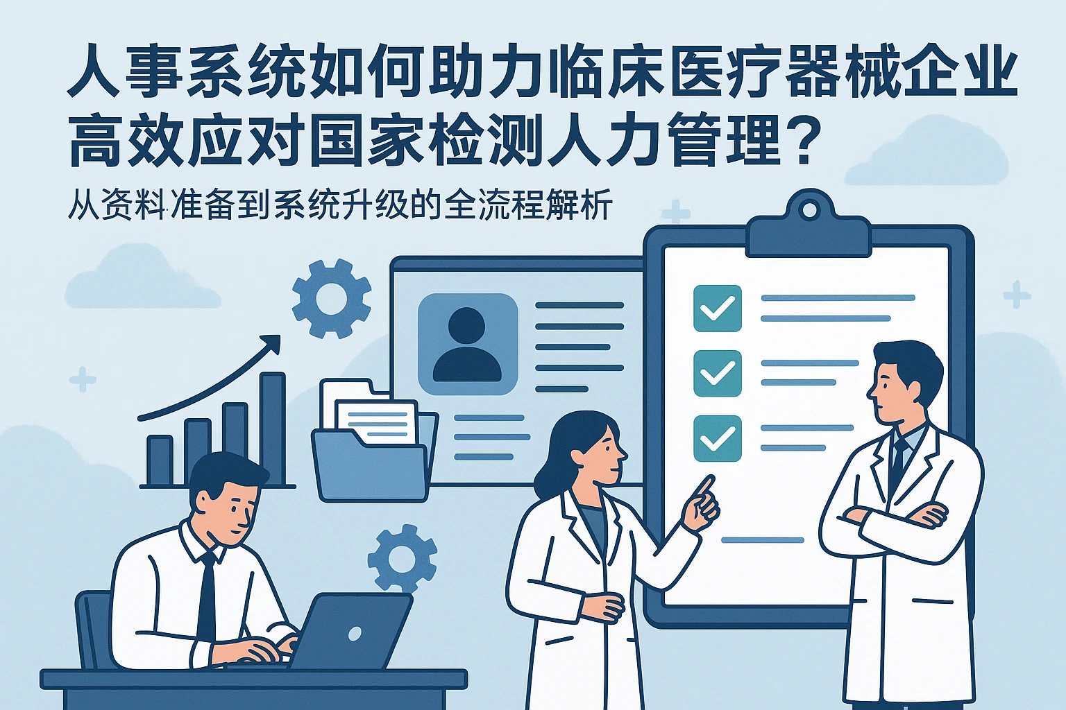 人事系统如何助力临床医疗器械企业高效应对国家检测人力管理？——从资料准备到系统升级的全流程解析