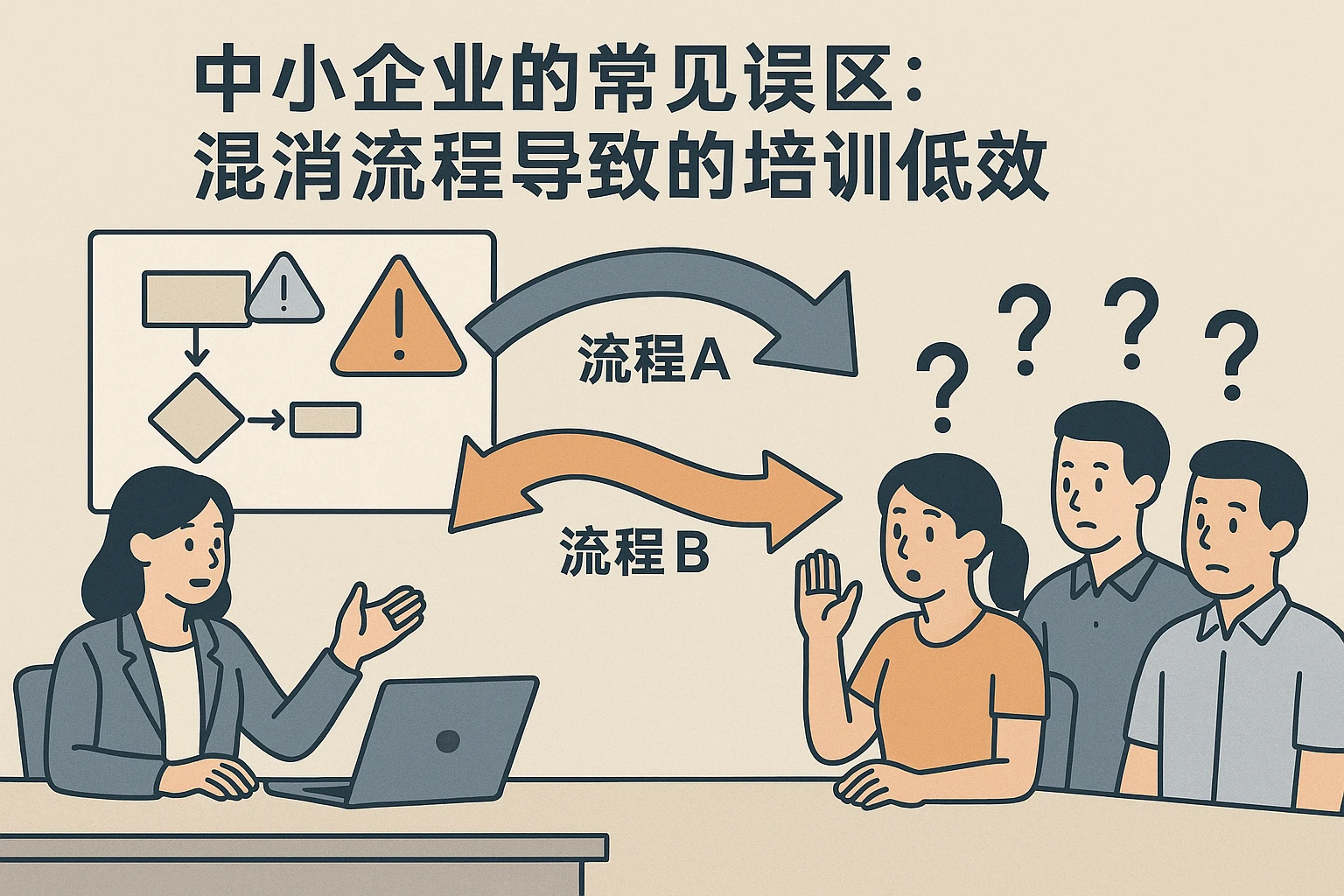 2. 中小企业的常见误区：混淆流程导致的培训低效