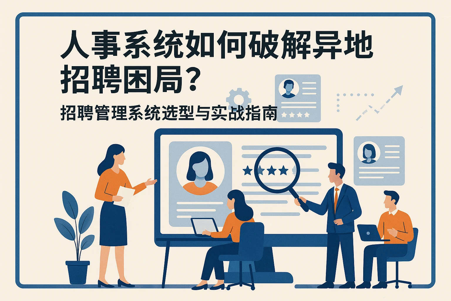 人事系统如何破解异地招聘困局？招聘管理系统选型与实战指南