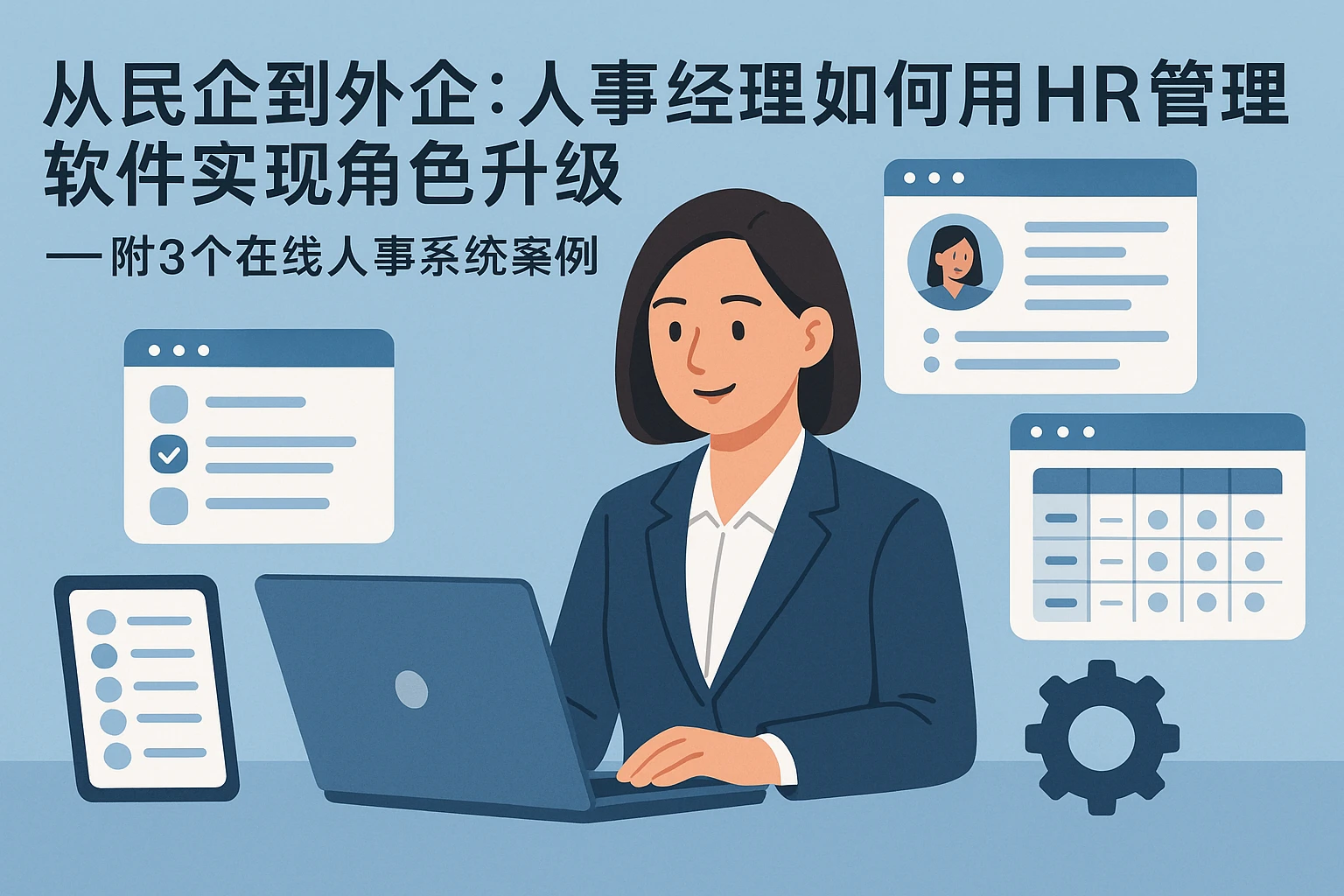 从民企到外企：人事经理如何用HR管理软件实现角色升级——附3个在线人事系统案例