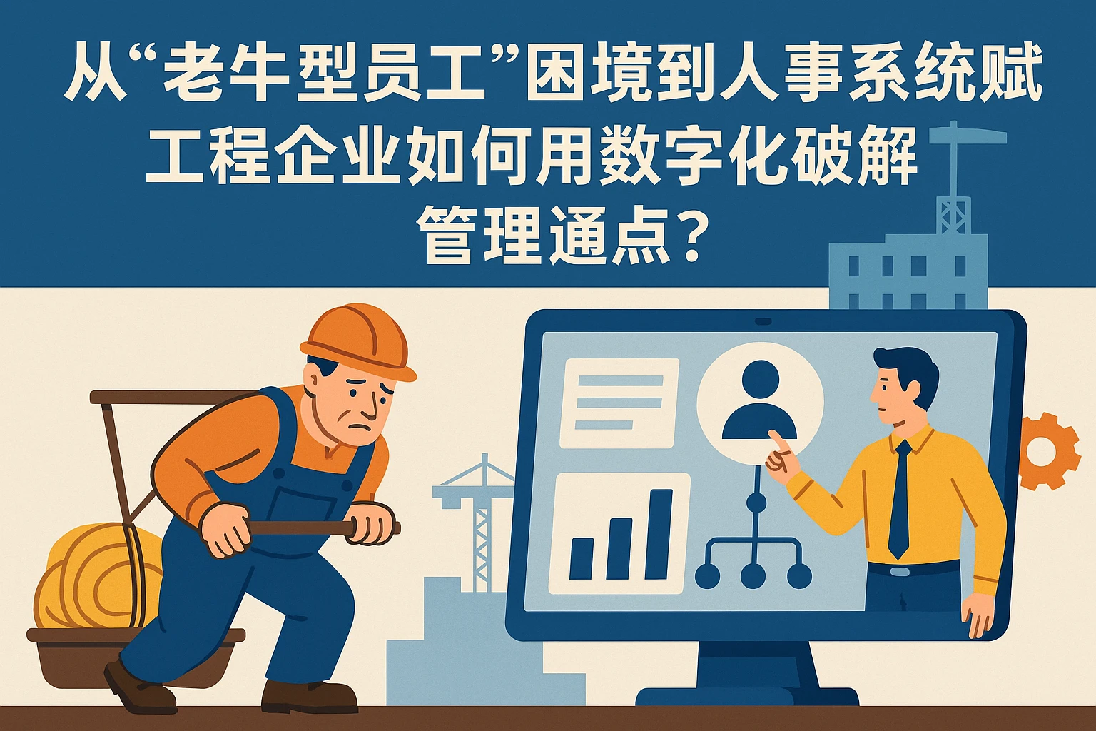 从“老牛型员工”困境到人事系统赋能：工程企业如何用数字化破解管理痛点？