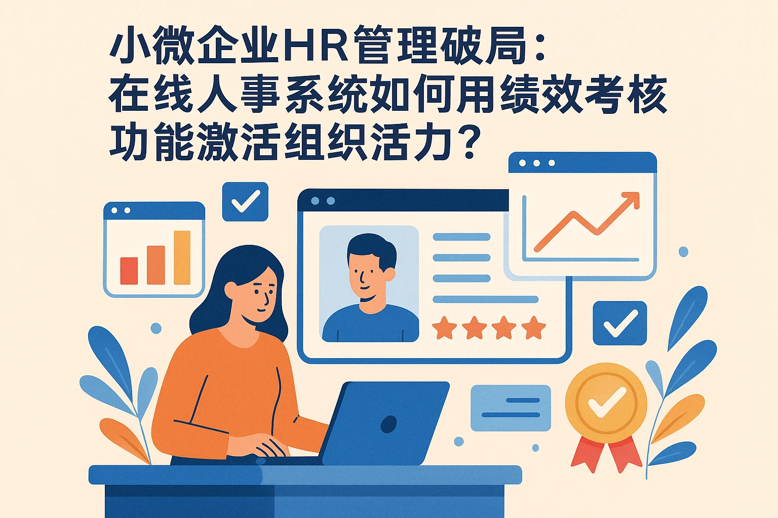 小微企业HR管理破局：在线人事系统如何用绩效考核功能激活组织活力？