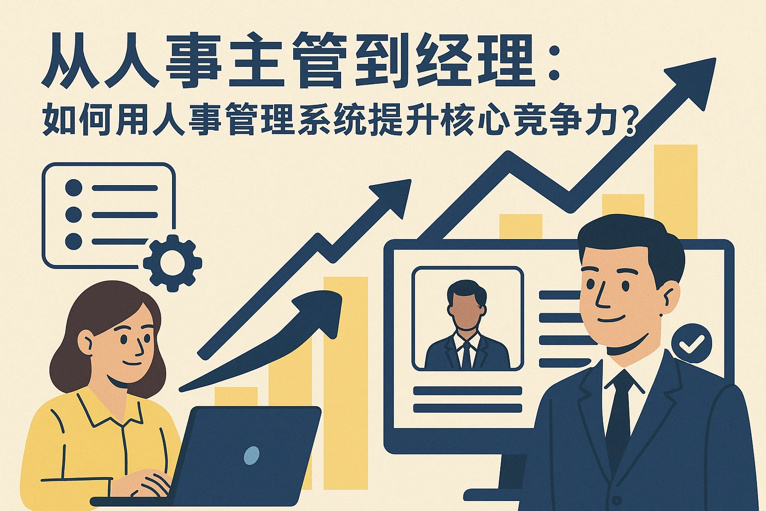 从人事主管到经理：如何用人事管理系统提升核心竞争力？