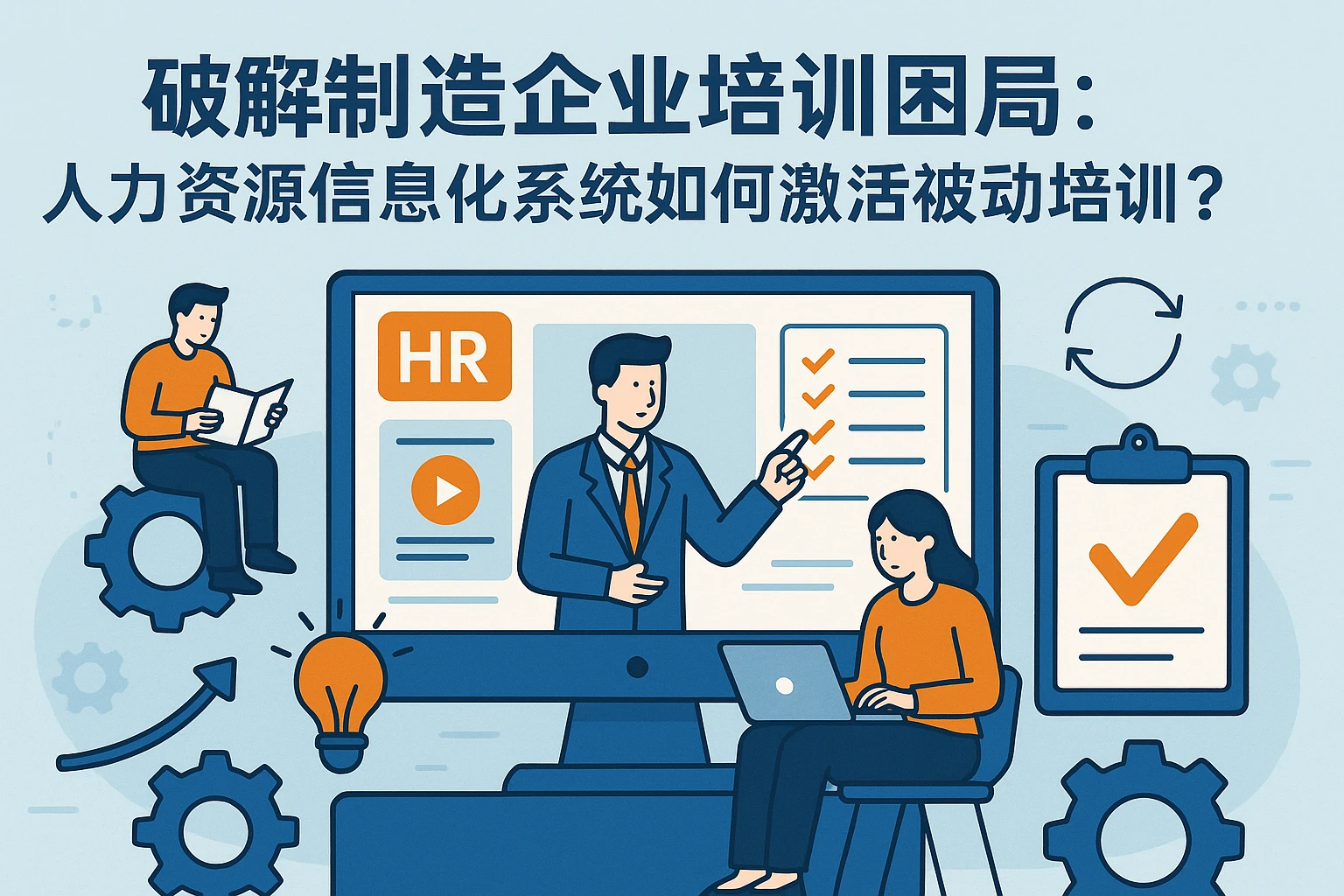 破解制造企业培训困局：人力资源信息化系统如何激活被动培训？