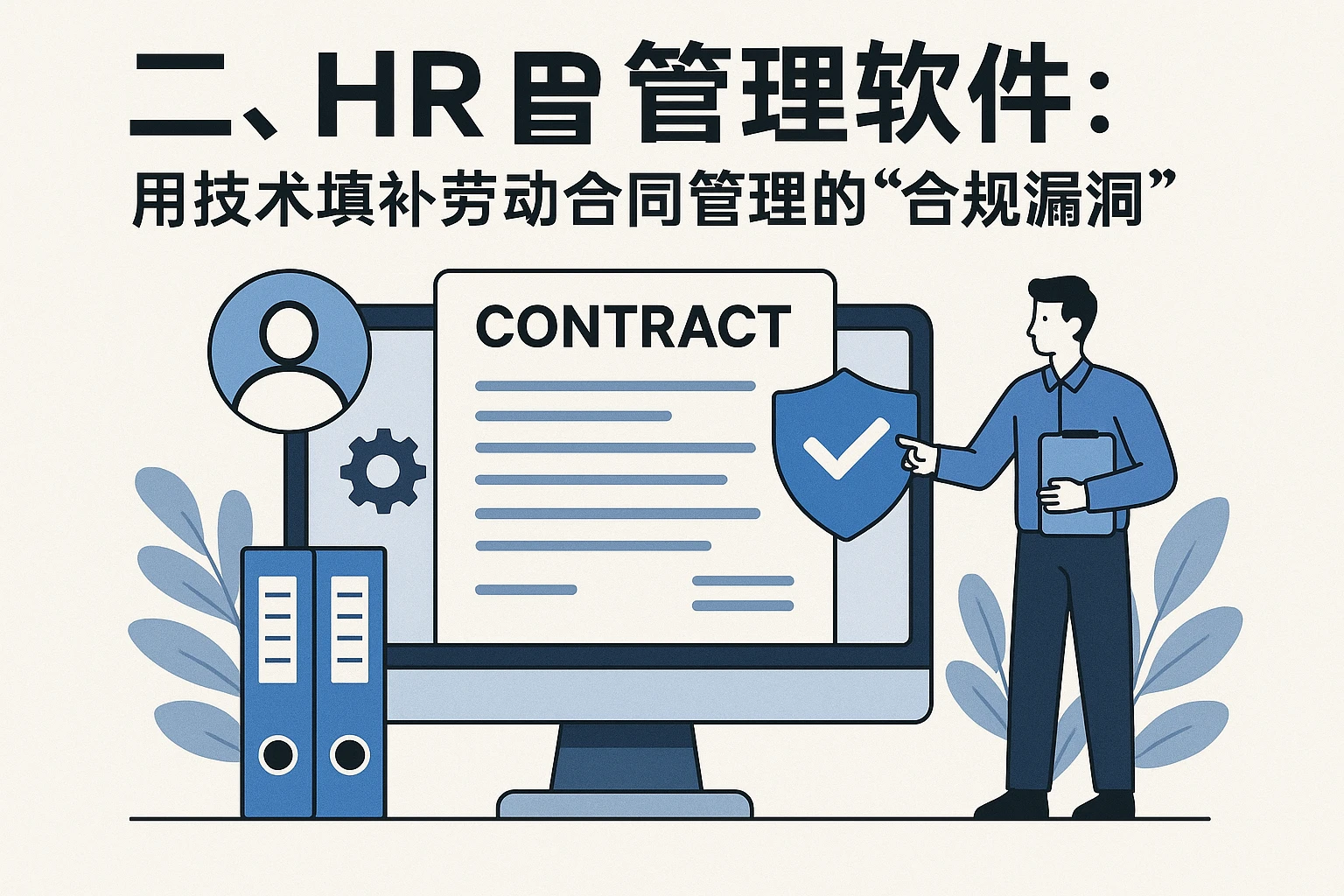 二、HR管理软件：用技术填补劳动合同管理的“合规漏洞”