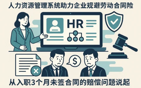 人力资源管理系统助力企业规避劳动合同风险:从入职3个月未签合同的赔偿问题说起