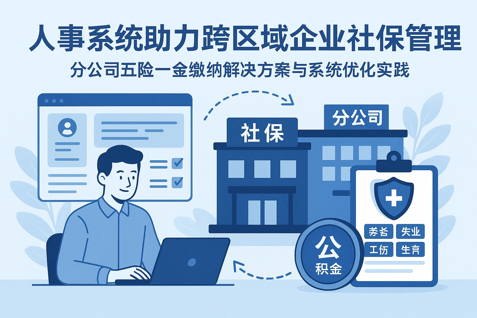 人事系统助力跨区域企业社保管理：分公司五险一金缴纳解决方案与系统优化实践