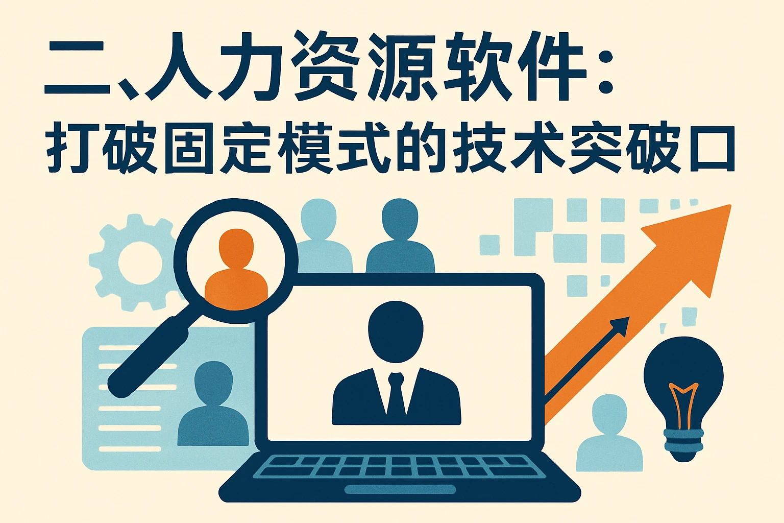 二、人力资源软件：打破固定模式的技术突破口