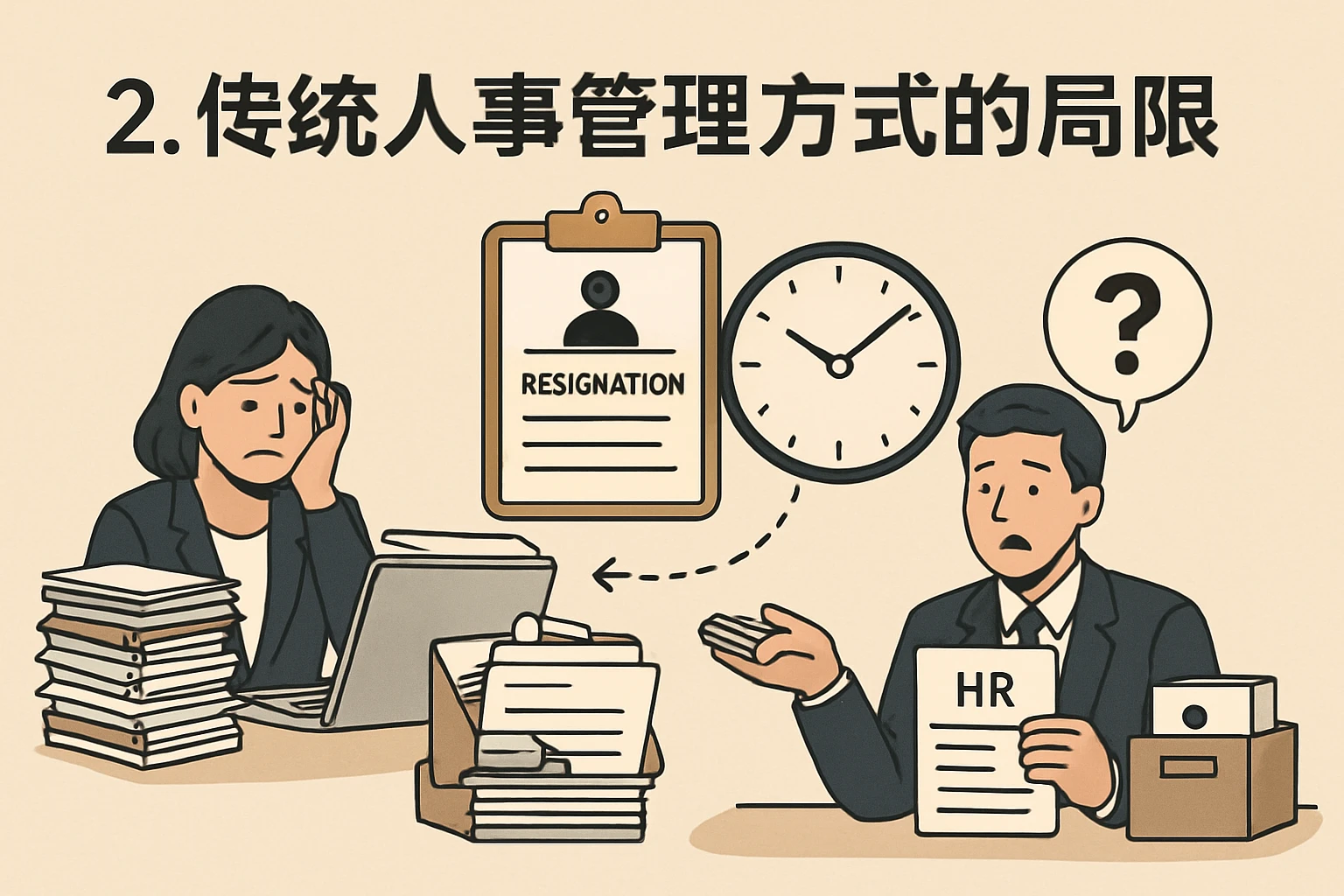 2. 传统人事管理方式的局限