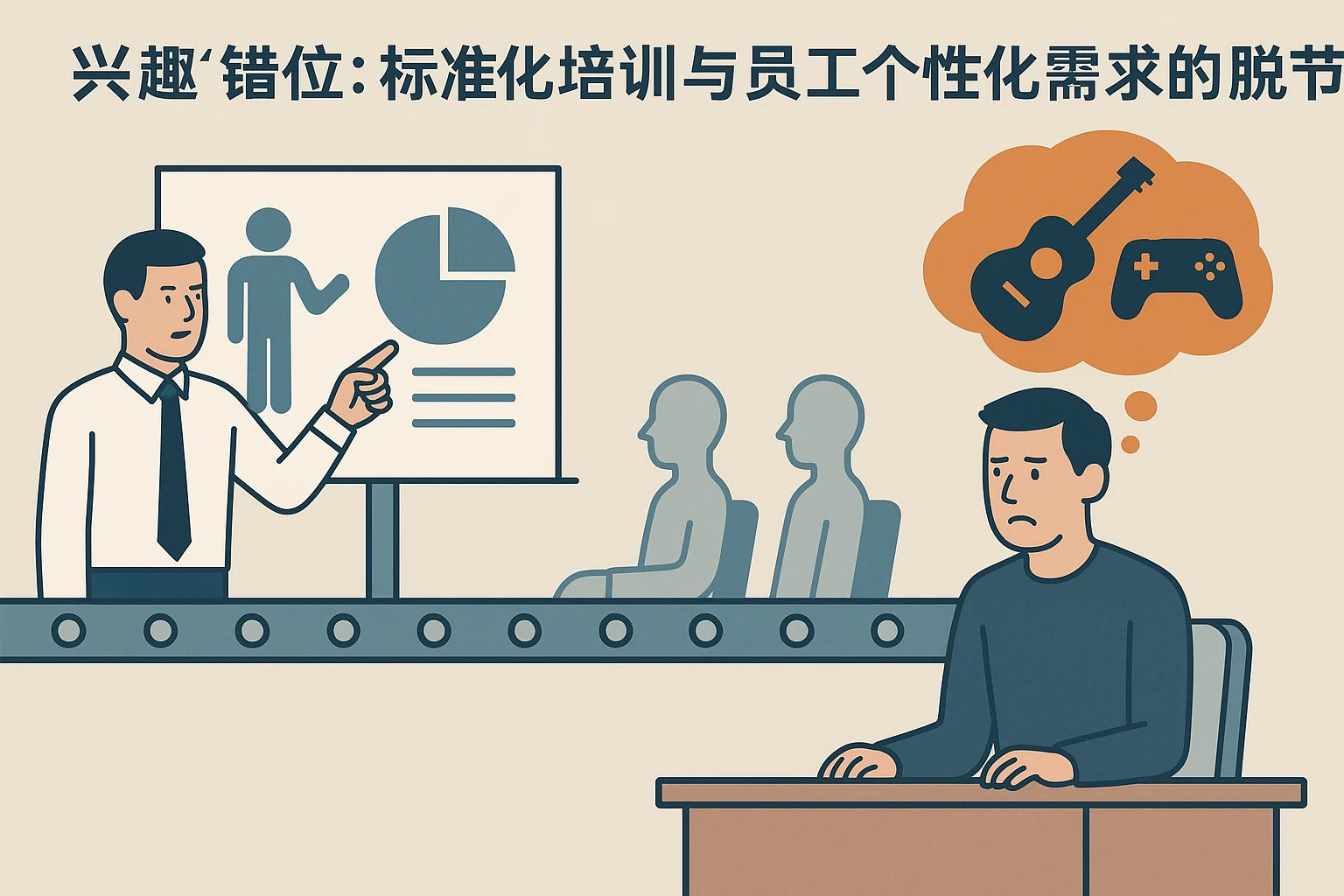 2. 兴趣错位：标准化培训与员工个性化需求的脱节