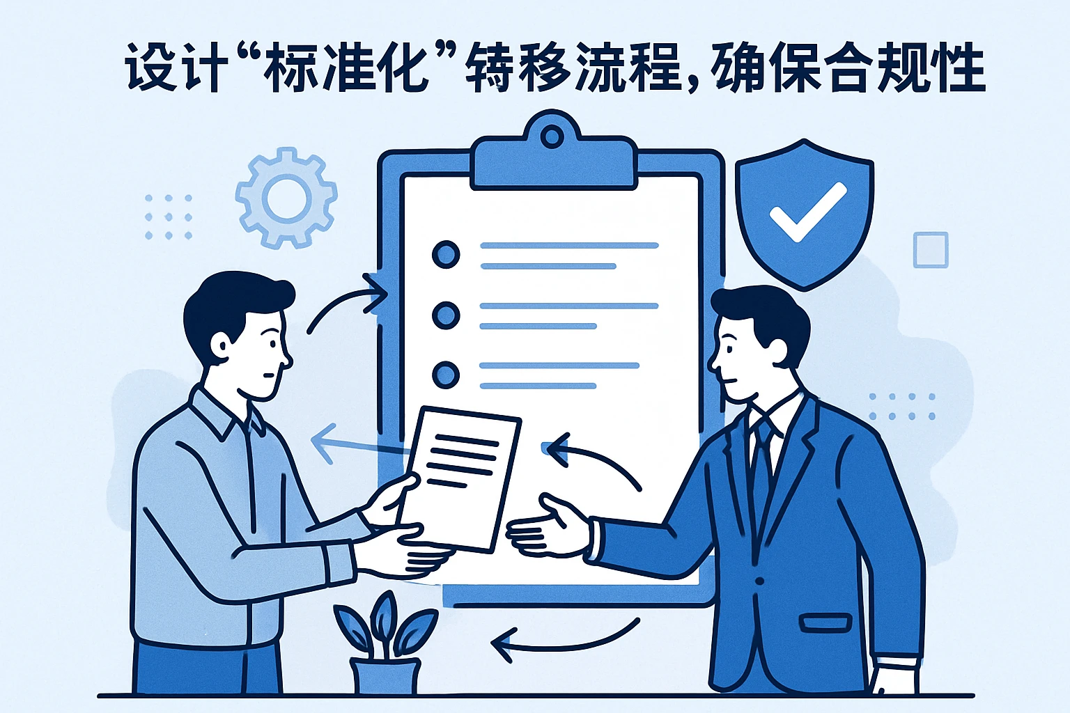 2. 设计“标准化”转移流程，确保合规性