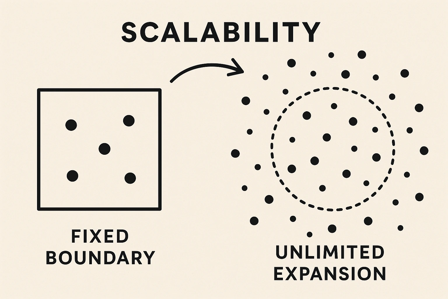 2. Scalability：从“固定边界”到“无限扩展”