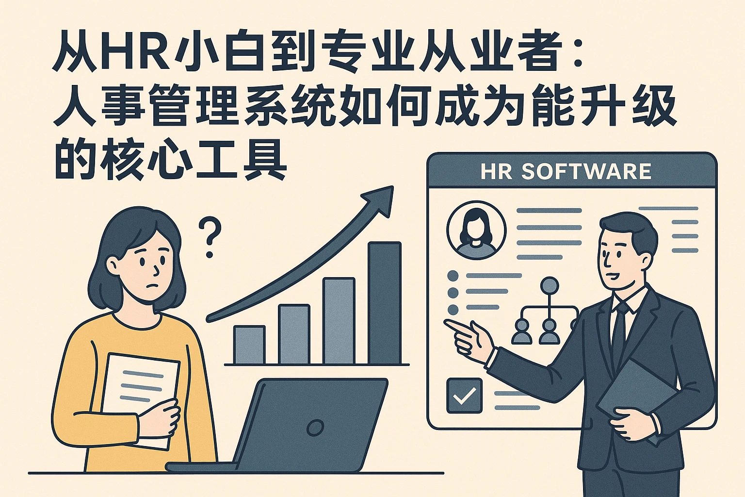 从HR小白到专业从业者：人事管理系统如何成为能力升级的核心工具