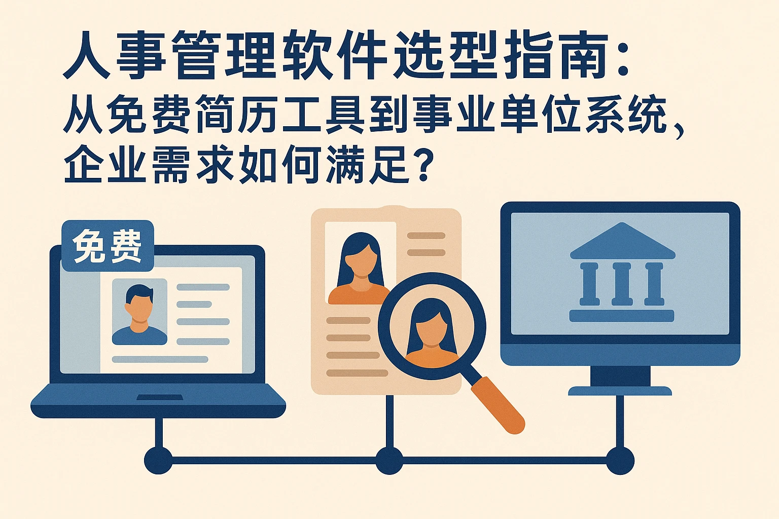人事管理软件选型指南：从免费简历工具到事业单位系统，企业需求如何满足？